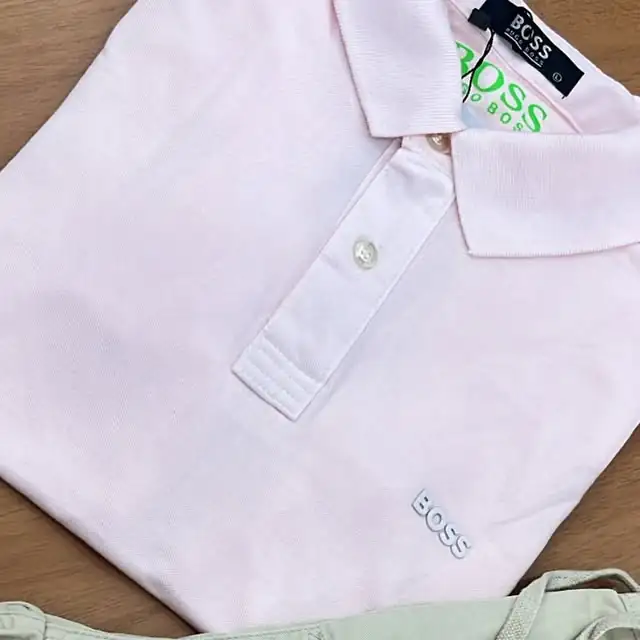 Camisa Polo Rosa